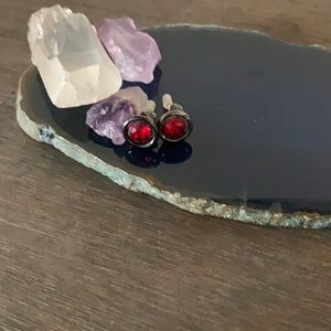 Coach Crystal Stud Earrings